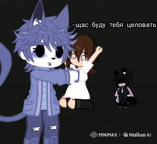 Magical Transformation of Two Characters in Live2D Scene – AI Generated Video | Hailuo AI