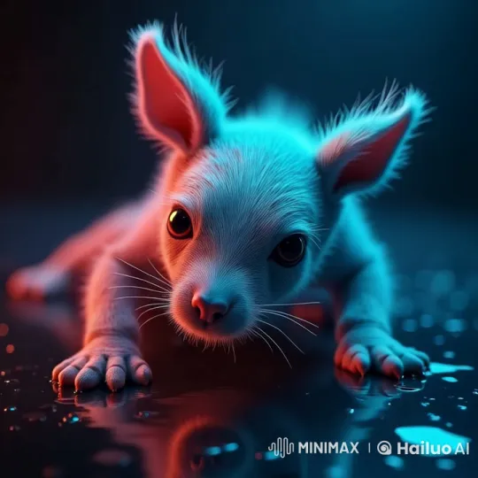 Cute Creature's Curious Exploration in Live2D Animation – AI Generated Video | Hailuo AI