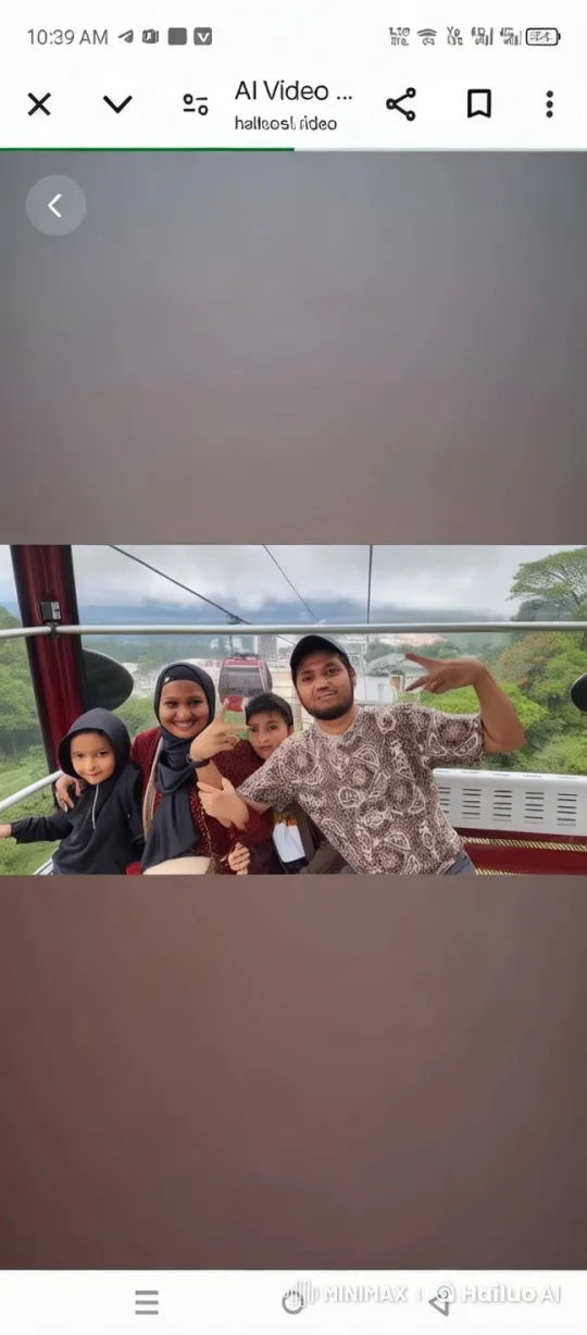Joyful Friends Enjoy Scenic Cable Car Ride – AI Generated Video | Hailuo AI