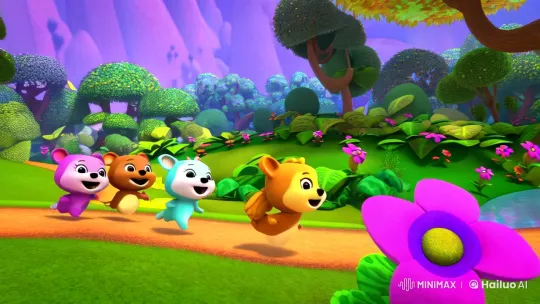Enchanted Forest Adventure with Anthropomorphic Animals – AI Generated Video | Hailuo AI