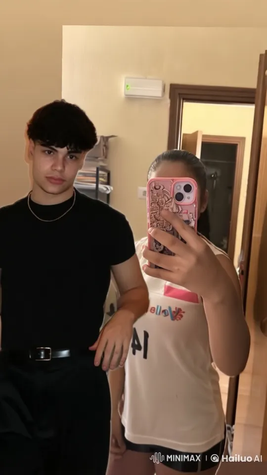 Boy and Girl's Intimate Moment Captured in Live2D Animation – AI Generated Video | Hailuo AI