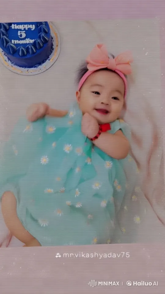 Baby Celebrates 5 Months with Dance and Playful Kung Fu – AI Generated Video | Hailuo AI