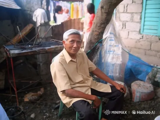 Elderly Man Enjoying Cha-Cha Dance in Rustic Setting – AI Generated Video | Hailuo AI