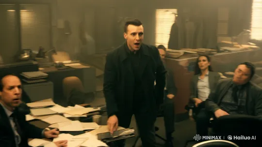 Man Fights Despair in Failing Project Meeting – AI Generated Video | Hailuo AI