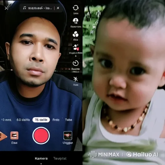 Affectionate Interaction Between Person and Baby in Nature Setting – AI Generated Video | Hailuo AI