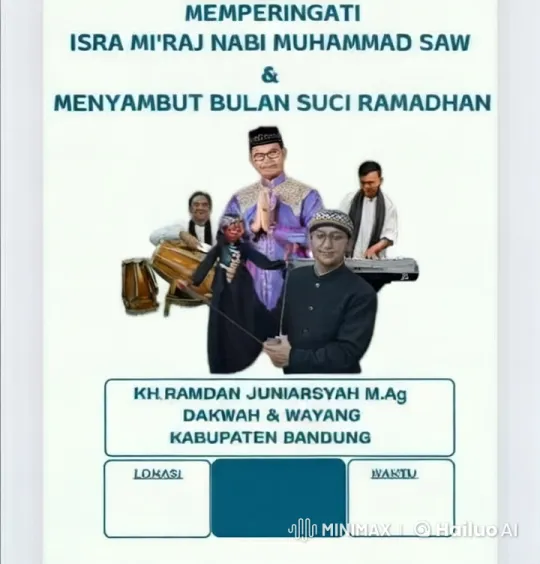 Indonesian Cultural Celebration of Isra Mi'raj and Ramadan – AI Generated Video | Hailuo AI