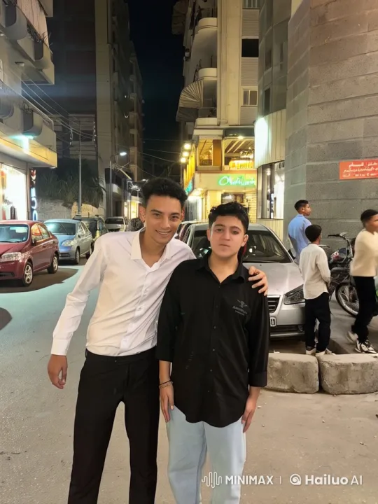 Two Friends Enjoying City Nightlife – AI Generated Video | Hailuo AI