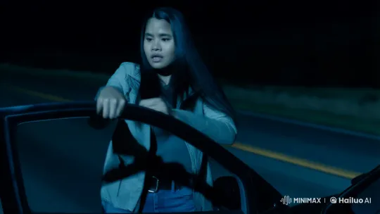 Woman's Car Breaks Down, Encounters Mysterious Man on Dark Road – AI Generated Video | Hailuo AI