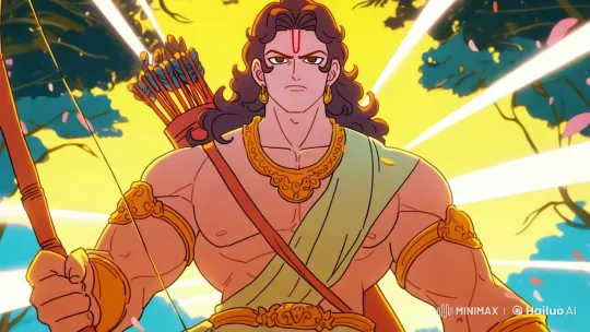 Lakshman's Intense Close-Up in Dramatic Live2D Scene – AI Generated Video | Hailuo AI