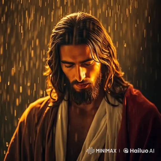 Tranquil Figure in Golden Rain: Live2D Animation – AI Generated Video | Hailuo AI