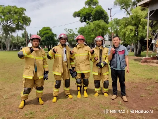 Firefighters Practice Kung Fu with Live2D Animation – AI Generated Video | Hailuo AI