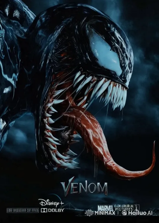 Live2D Venom: Menacing Anime Adaptation – AI Generated Video | Hailuo AI