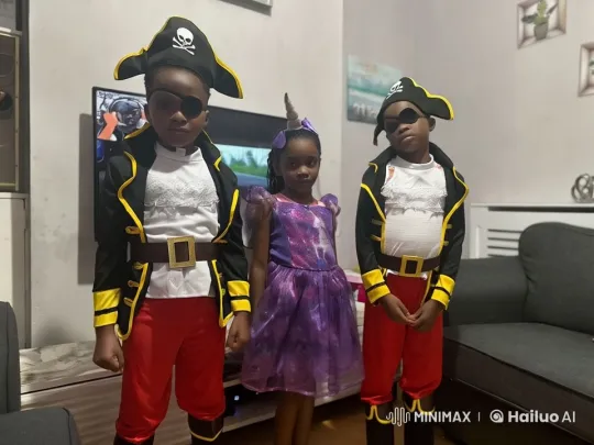 Children in Costumes Engage in Playful Kungfu Fight – AI Generated Video | Hailuo AI