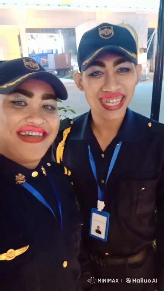 Intimate Moment Between Uniformed Individuals Captured in Live2D Animation – AI Generated Video | Hailuo AI