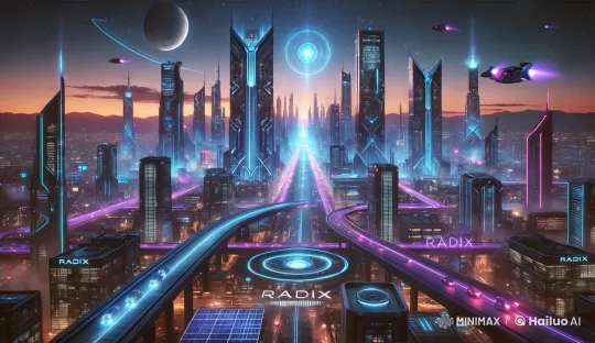 Futuristic Cityscape: Neon, Flying Cars, and Dynamic Life – AI Generated Video | Hailuo AI