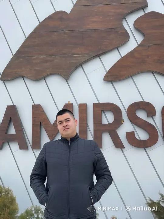 Man Jumps in Front of Wooden Sign in Live2D Animation – AI Generated Video | Hailuo AI