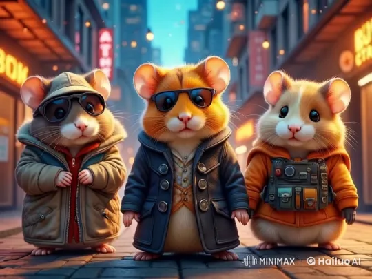 Adorable Hamsters in Casual Wear Perform Energetic Rap Dance – AI Generated Video | Hailuo AI