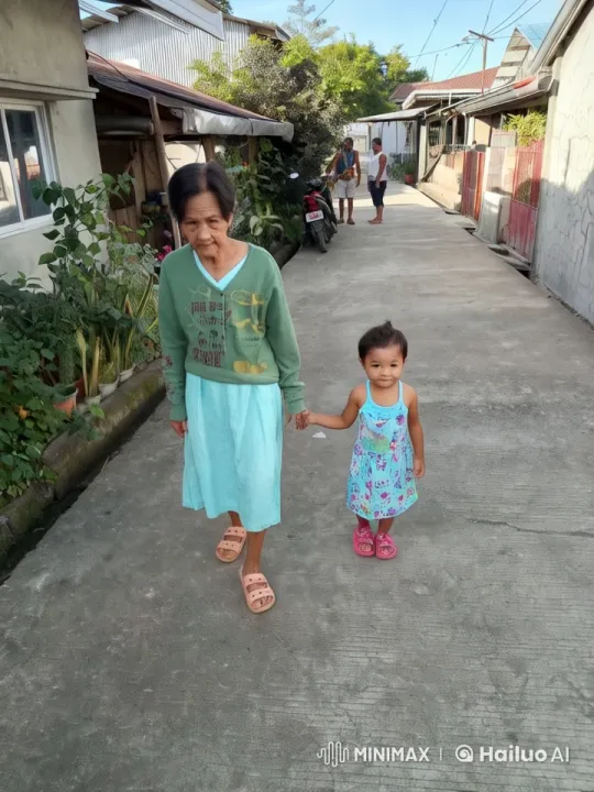 Woman and Girl Perform Kungfu and Dance in Peaceful Street Setting – AI Generated Video | Hailuo AI