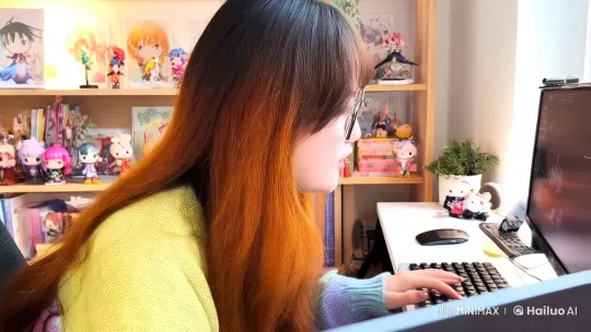 Young Woman Shares Anime Reviews and Inspires Viewers – AI Generated Video | Hailuo AI