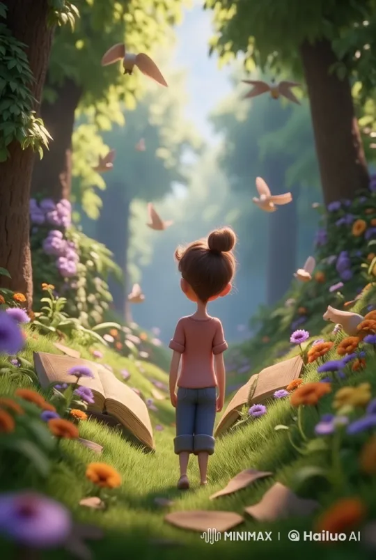 Enchanted Forest Adventure with a Happy Baby Girl – AI Generated Video | Hailuo AI