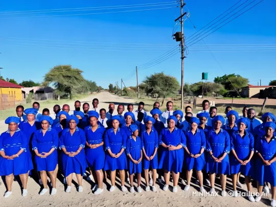 Synchronized Kung Fu Demonstration in Bright Blue Uniforms – AI Generated Video | Hailuo AI