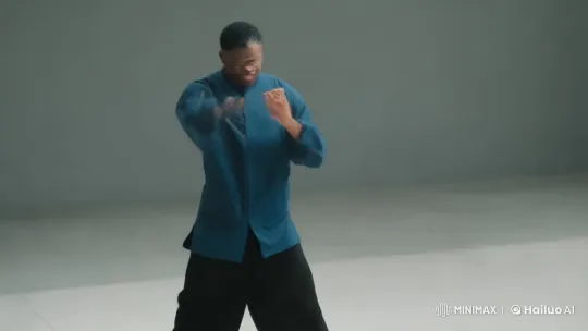 Dynamic Kung Fu: Combining Boxing, Flying Kicks, and More – AI Generated Video | Hailuo AI