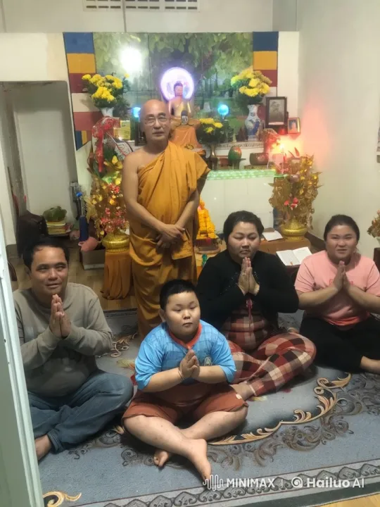 Monk Leads Kungfu Practice in Spiritual Setting – AI Generated Video | Hailuo AI