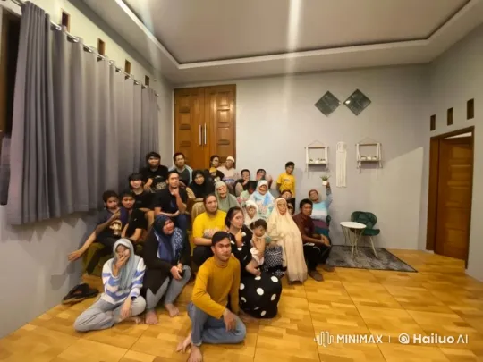 Animated Group Engages in Playful Combat in Live2D Setting – AI Generated Video | Hailuo AI