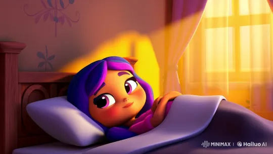 Morning Awakening: A Girl's Serene Sunrise Discovery – AI Generated Video | Hailuo AI