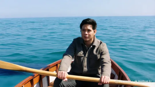 Man in Awe as Whale Breaches Near His Boat – AI Generated Video | Hailuo AI