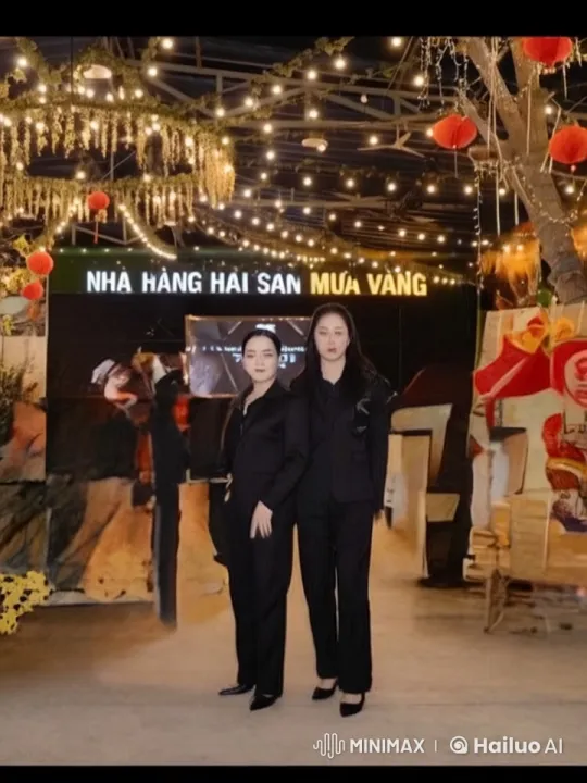 Dynamic Kungfu Display at Festive Nha Hang Hai San Mua Vang – AI Generated Video | Hailuo AI