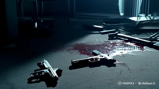 Post-Conflict Corporate Ruins with Dark Aesthetic – AI Generated Video | Hailuo AI