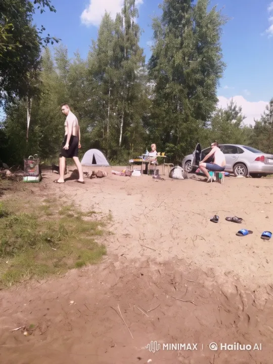 Lively Kungfu Fight at Serene Campsite – AI Generated Video | Hailuo AI