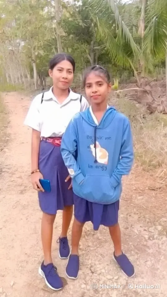 Animated Children in Serene Outdoor Setting – AI Generated Video | Hailuo AI