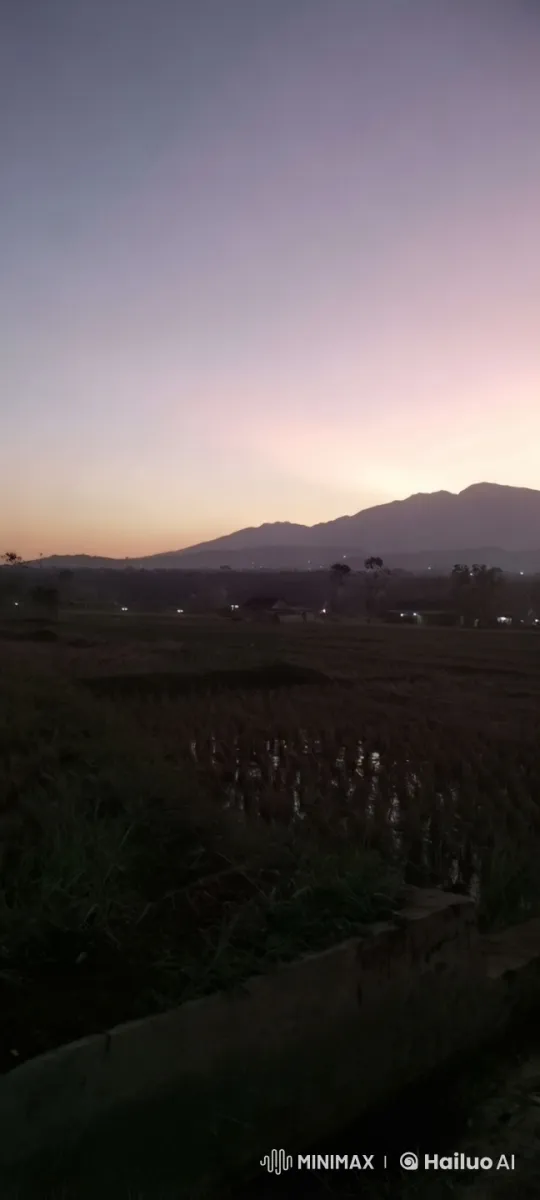 Tranquil Dusk: Rural Landscape at Twilight Transition – AI Generated Video | Hailuo AI