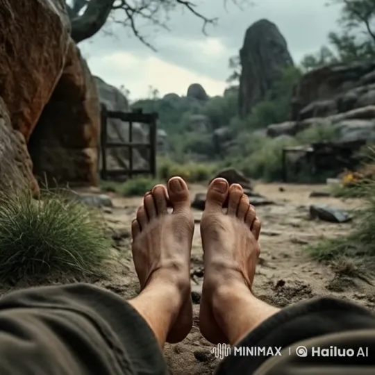 Prehistoric Serenity: Dinosaurs in a Mountainous Landscape – AI Generated Video | Hailuo AI