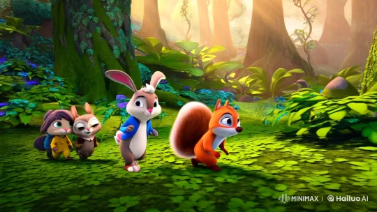 Magical Animals' Mystical Forest Adventure – AI Generated Video | Hailuo AI