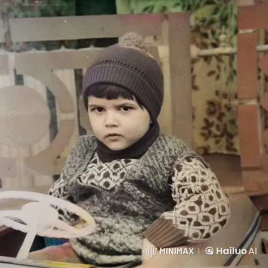 Child Enjoying Toy Car in Cozy Outdoor Setting – AI Generated Video | Hailuo AI