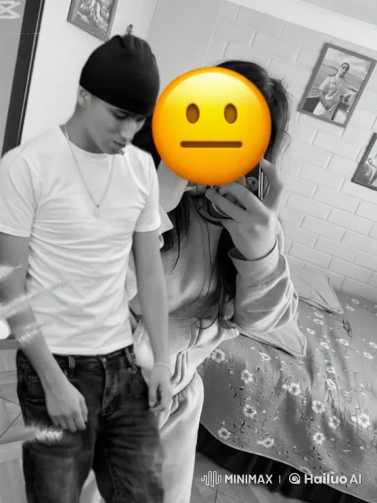 Young Couple Shares Affectionate Moment in Bedroom – AI Generated Video | Hailuo AI