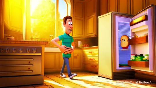Tommy's Whimsical Encounter with an Animated Sandwich – AI Generated Video | Hailuo AI