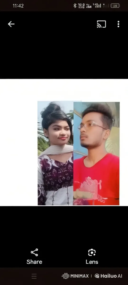 Live2D Animated Characters Emulate a Tender 'Photo Kissing' Moment – AI Generated Video | Hailuo AI