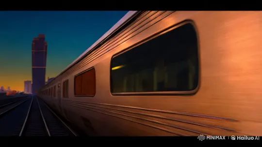 Ramadan's Spiritual Journey: A Symbolic Train Ride – AI Generated Video | Hailuo AI