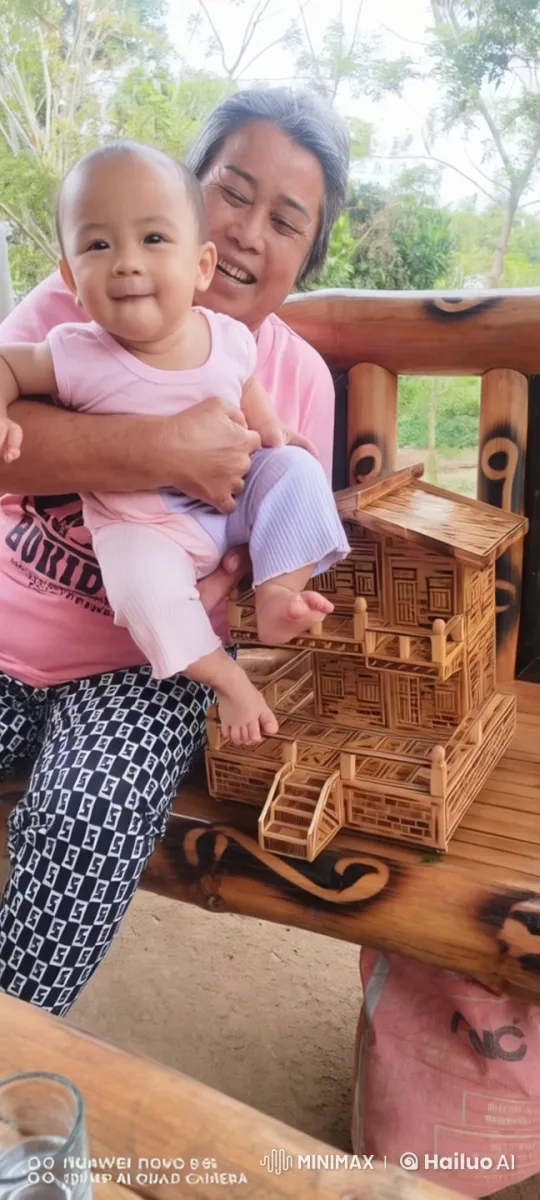 Elderly Person and Infant Enjoy Playful Moments – AI Generated Video | Hailuo AI