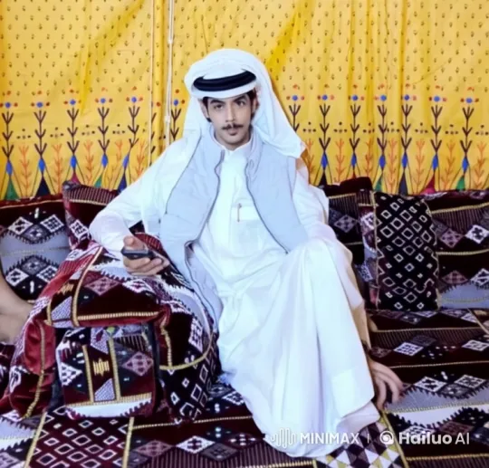 Traditional Figure Relaxing with Smartphone and Cigarette – AI Generated Video | Hailuo AI