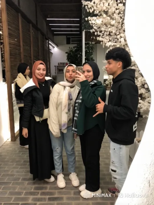 Cozy Indoor Scene: Playful Hit Amongst Friends – AI Generated Video | Hailuo AI