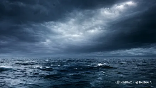 Cthulhu Emerges: Chaos and Terror in the Stormy Sea – AI Generated Video | Hailuo AI