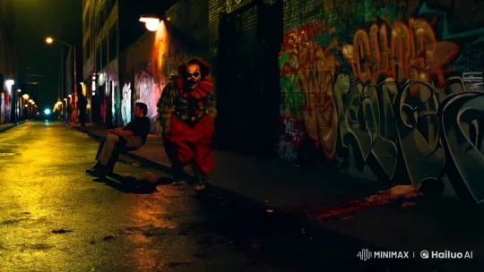 Clown Attacks, Kisses Kendrick Lamar in Surreal Short Film – AI Generated Video | Hailuo AI