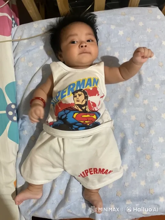 Cute Baby in Superman Suit Shows Off Playful Kung Fu – AI Generated Video | Hailuo AI