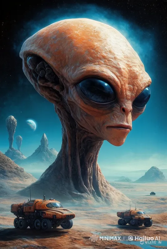 Mystery and Desolation: Alien Planet Exploration Scene – AI Generated Video | Hailuo AI