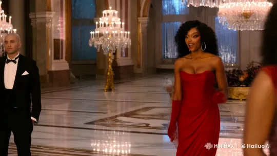 Imposing Woman Dominates Ballroom with Authority and Allure – AI Generated Video | Hailuo AI